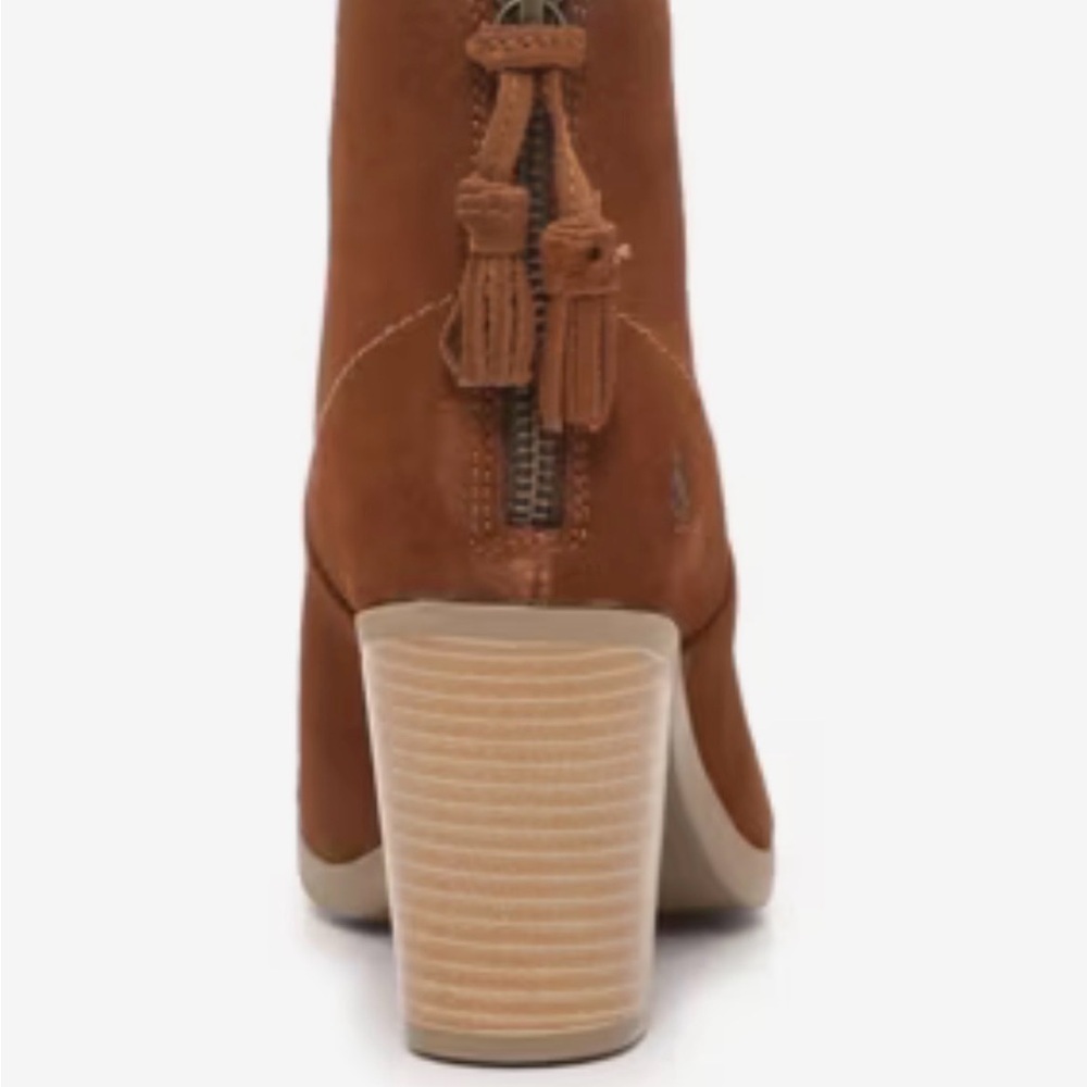 Hush Puppies Tan Suede Ankle Boots - Picture 5 of 8